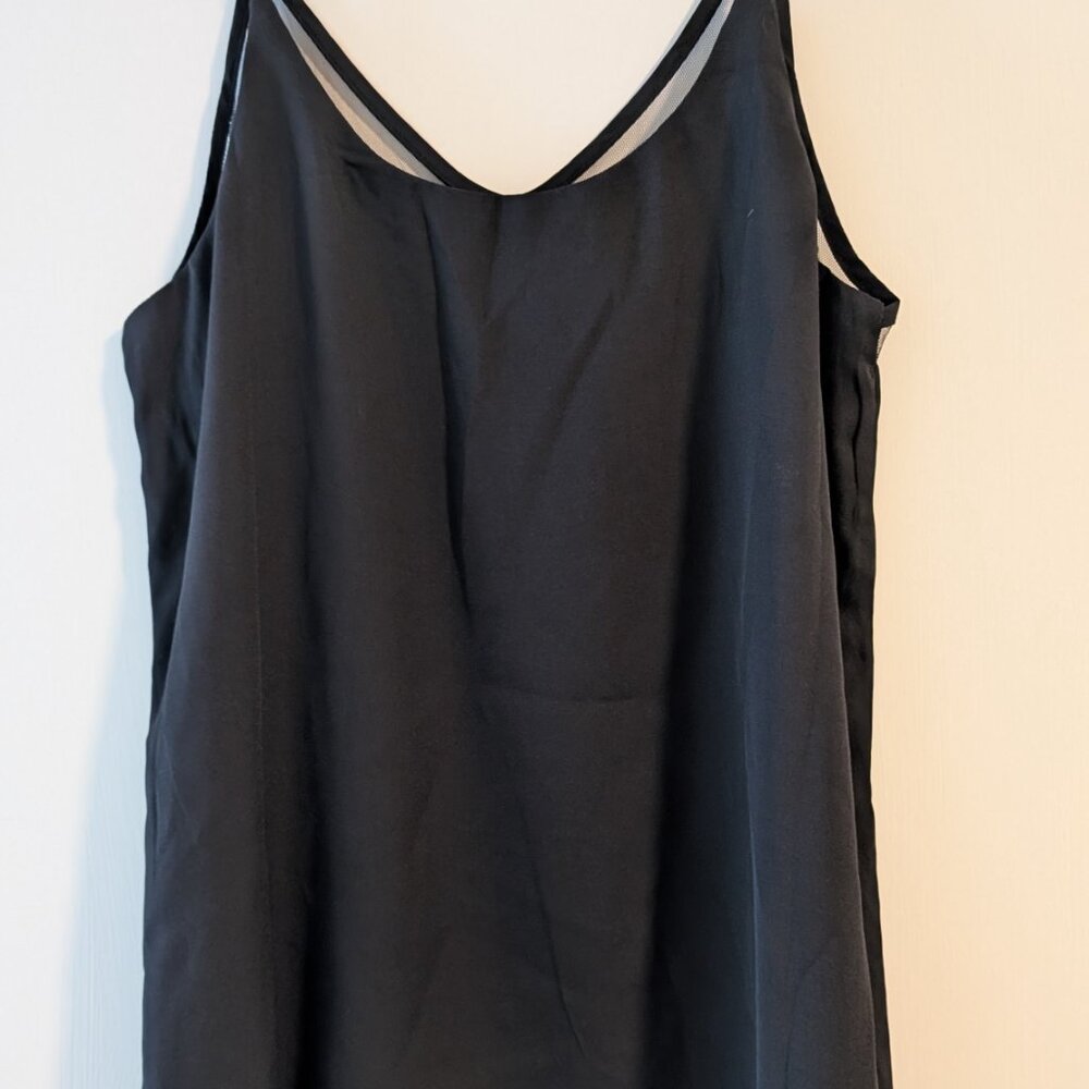 Sweet Fling Black Mesh Tank Top Lulus - Picture 5 of 8